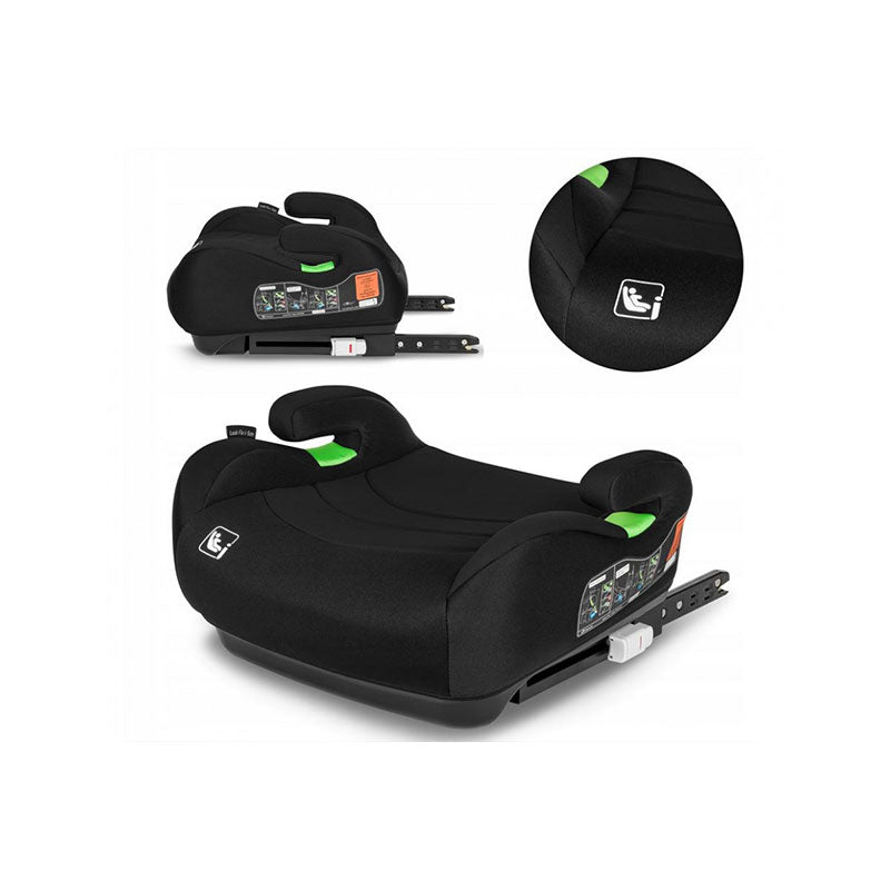 Lionelo Luuk Fix I Size Black Carbon autósülés