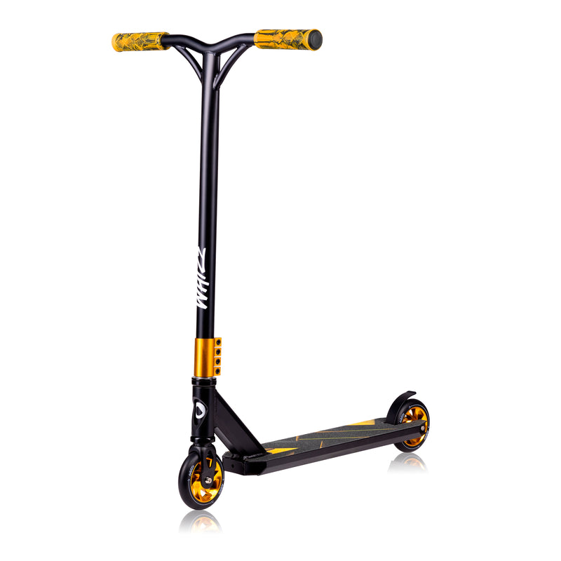 Тротинетка Whizz Black Carbon Yellow Lionelo