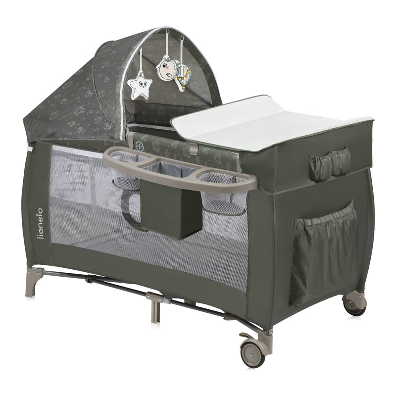 Бебешка Кошара Sven Plus Beige Olive Lionelo