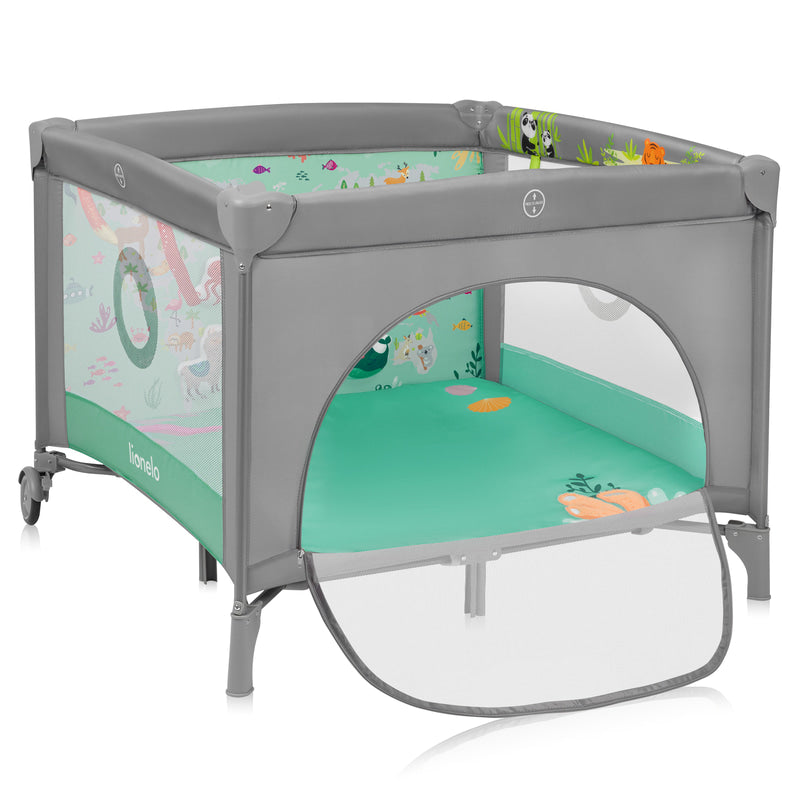Кошара За Игра Mille Plus Grey Green Lionelo