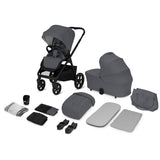 Бебешка Количка Carmine 2в1 Grey Stone Lionelo