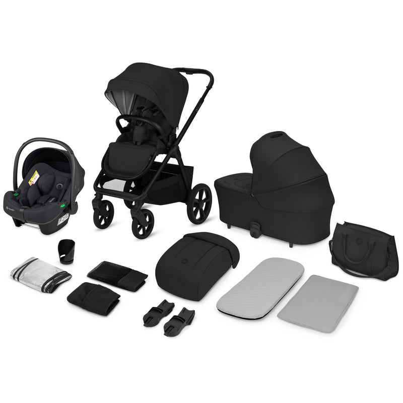 Бебешка Количка Carmine 3в1 Black Onyx Lionelo