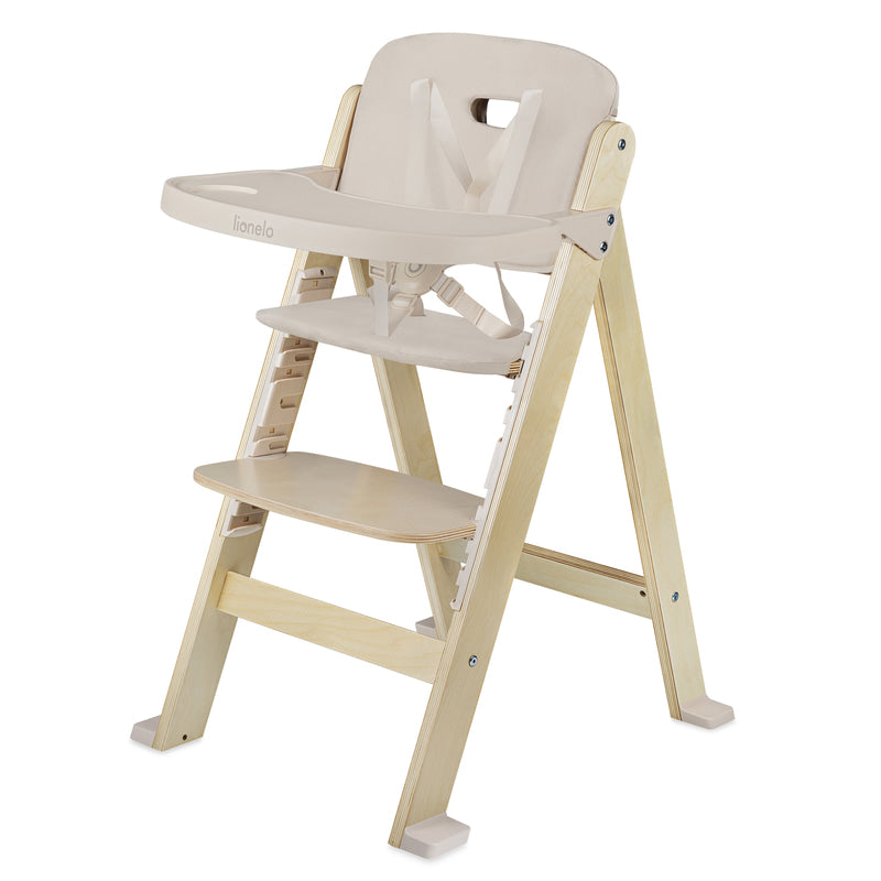 Стол За Хранене Floris 3в1 Beige Natural Lionelo