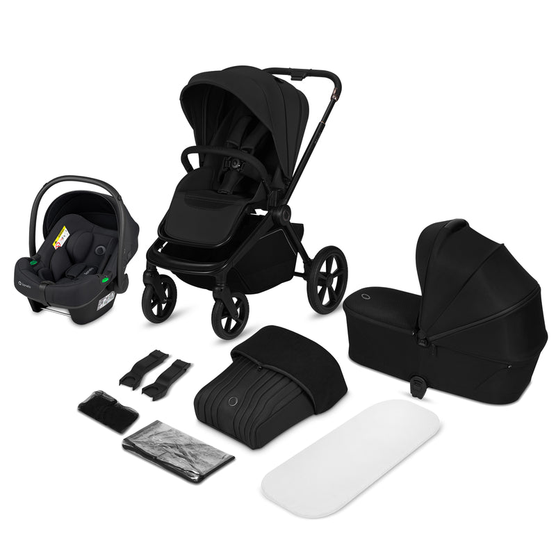 Бебешка Количка Freya 3в1 Black Onyx Lionelo