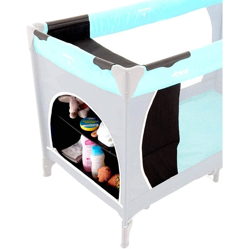 Organizator pentru pătuț 60 cm, negru