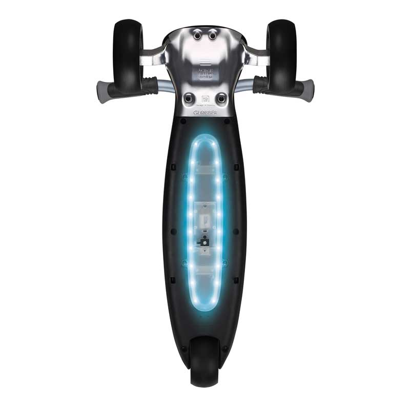 Тротинетка Ultimum Lights Със Светеща Платформа Сива Globber