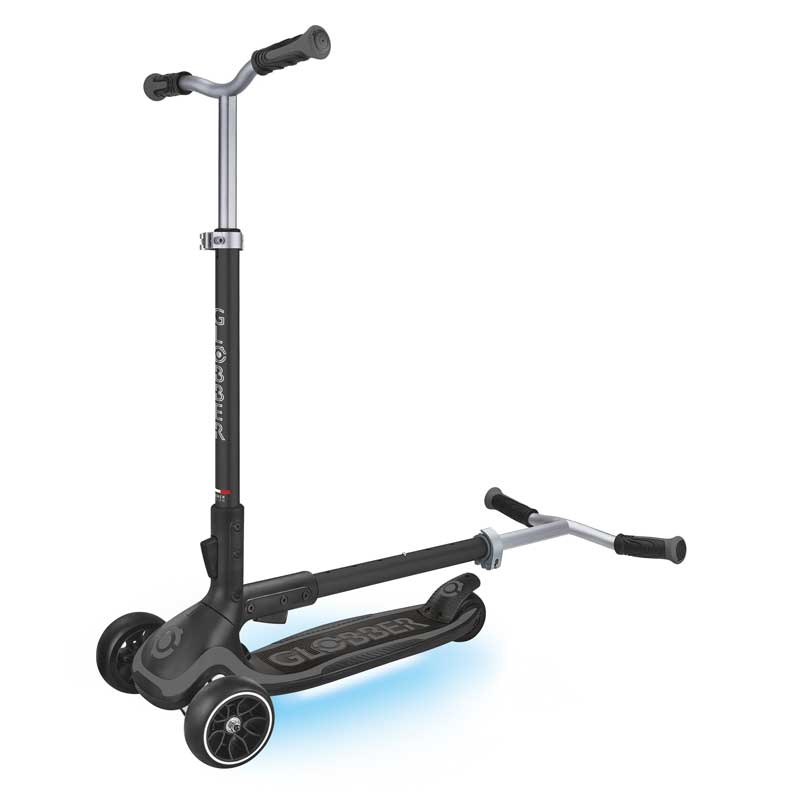 Тротинетка Ultimum Lights Със Светеща Платформа Сива Globber