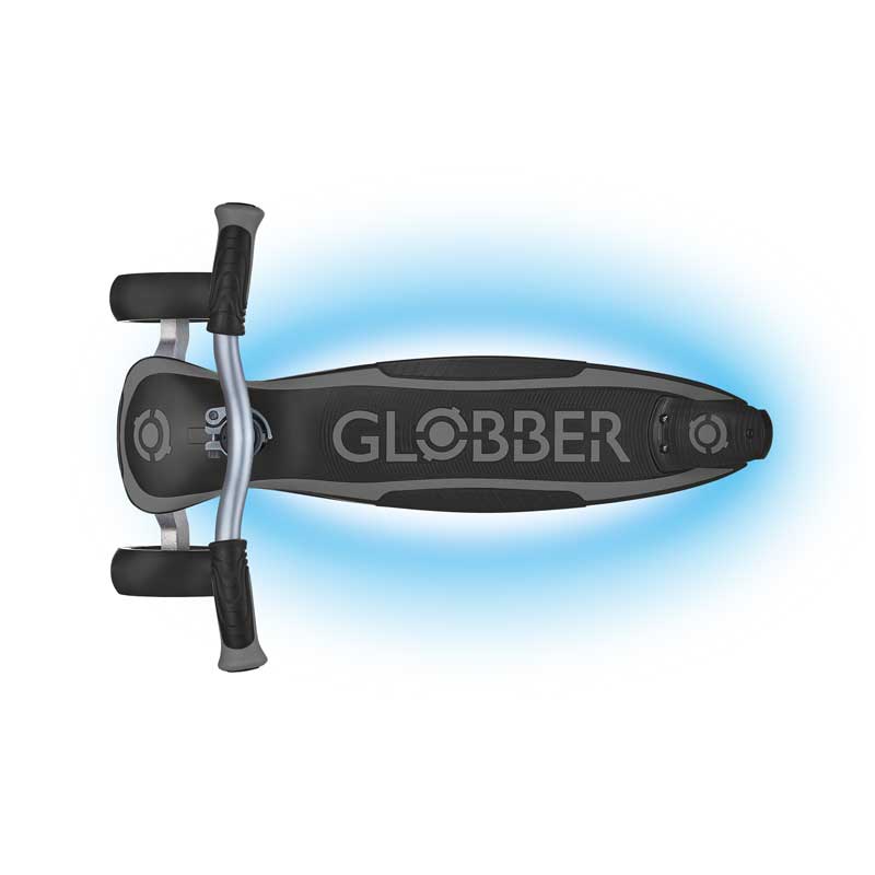 Тротинетка Ultimum Lights Със Светеща Платформа Сива Globber