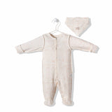 T3028 Гащеризон 2Ч. Wilderness Бежов 1-3M/62Cm --- BebeMama