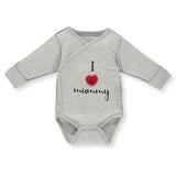 T3307 Боди С Пр. Mumdad/23 Grey 1-3M/62Cm --- BebeMama