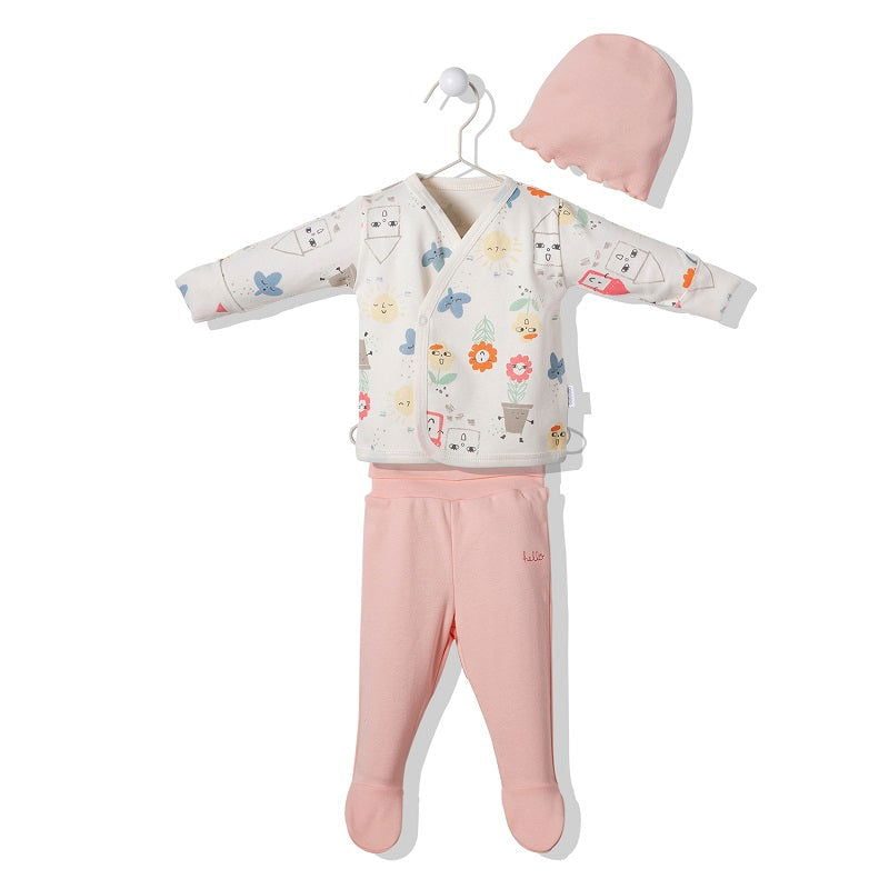 Z806 К-Кт 3 Ч. Jolly Good Екрю 0-3M/62Cm --- BebeMama