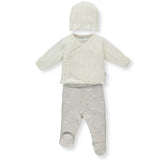 Z841 К-Кт 3Ч. Messenger Bird Ecru 0-3M/62Cm --- BebeMama