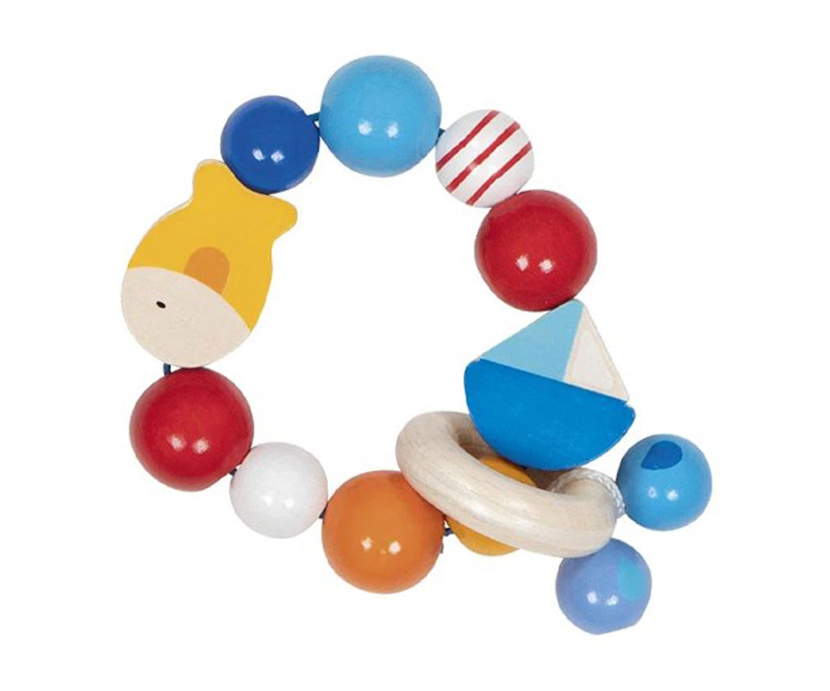 Бебешка Дрънкалка Еластична Лодка Рибка