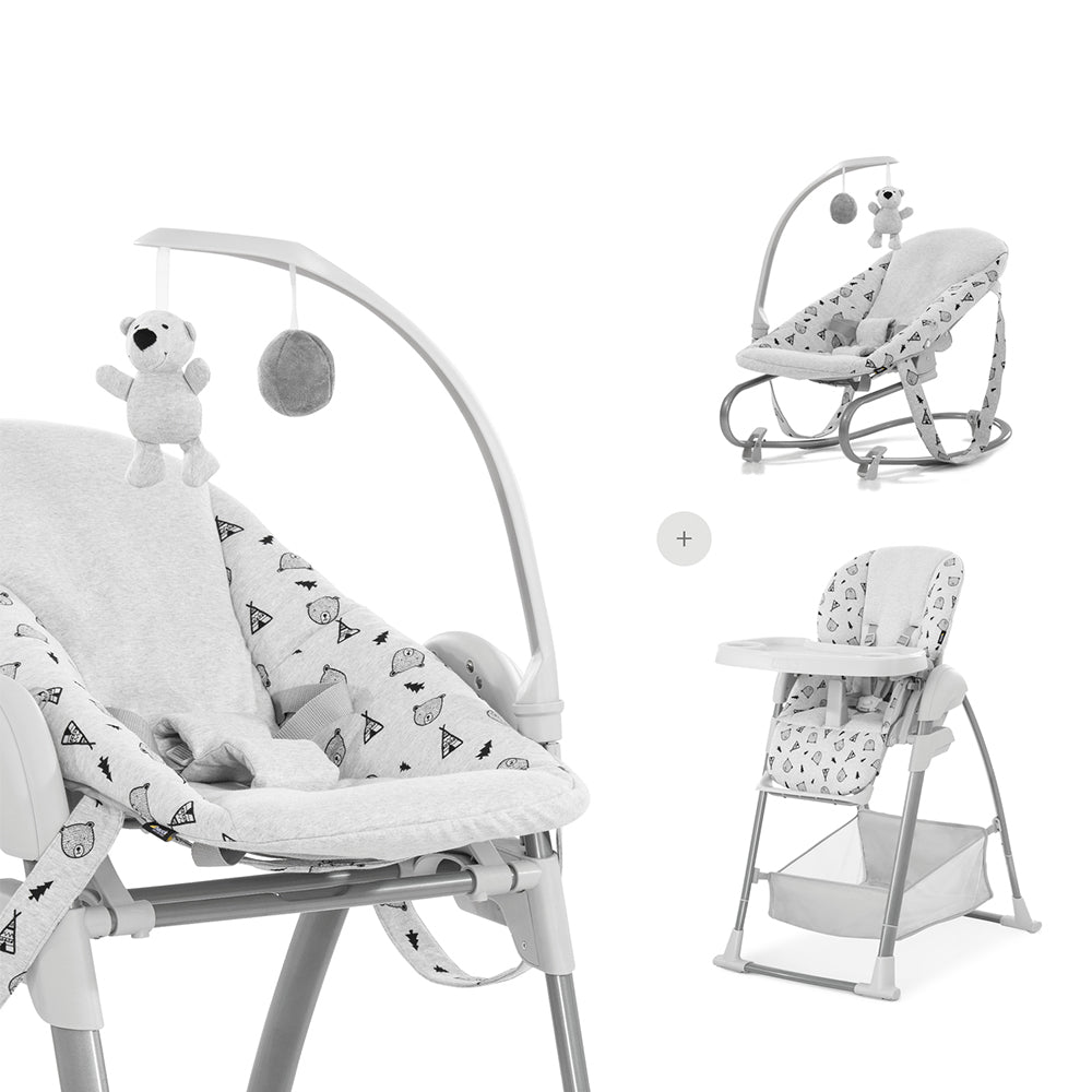 Scaun înalt Sit N Relax 3B1 Nordic Gri