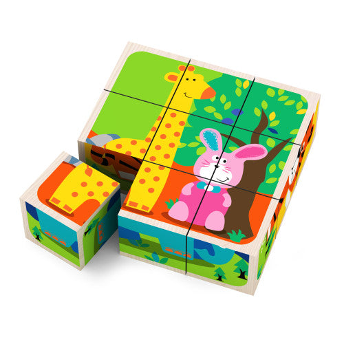 Цветни Дървени Кубчета