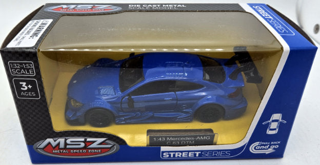 Метален Точен Модел Кола 1:43 Mercedes-Amg C 63 DtmDtm С Амортисьори И Отварящи Се Врати