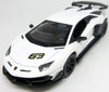 Mașină model metalic precisă 1:43 Lamborghini Aventador SVJ cu amortizoare și uși care se deschid