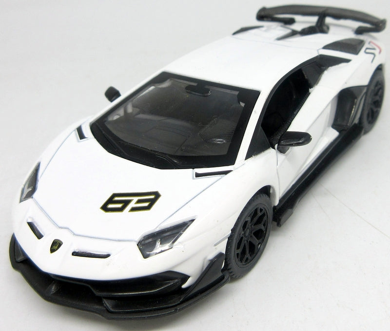 Метален Точен Модел Кола 1:43 Lamborghini Aventador Svj С Амортисьори И Отварящи Се Врати