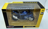 Метален Точен Модел Мотор 1:18 Suzuki Gsx R1000 С Амортисьори 15.5х10х7 Julia