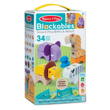 20155261 Melissa & Doug Safari Fa Építőjáték, 34 db-os
