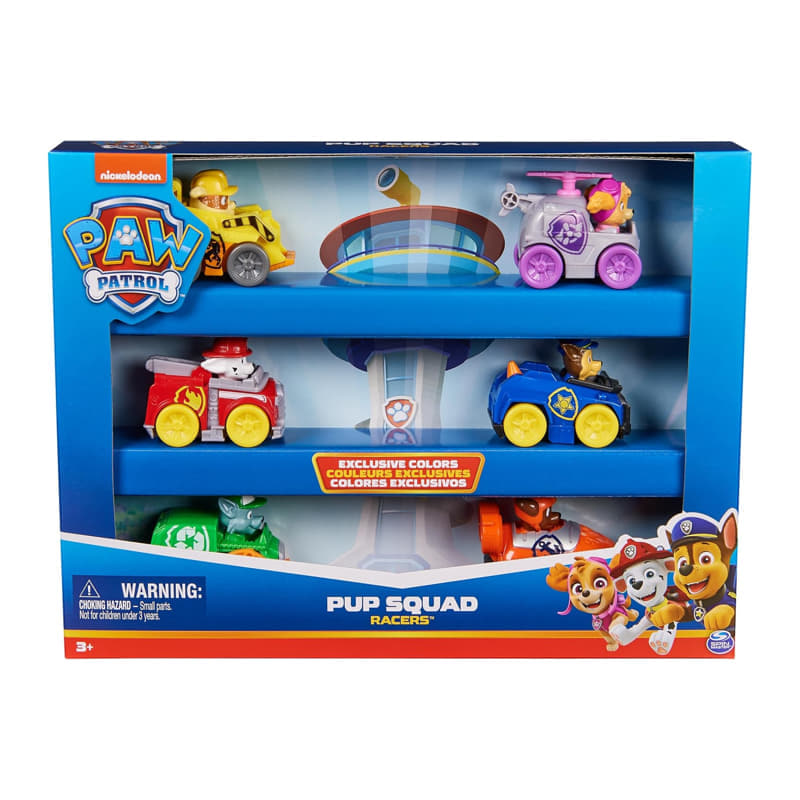 Pp Szett 6 db Kisautó Pup Squad Racers Spin Master