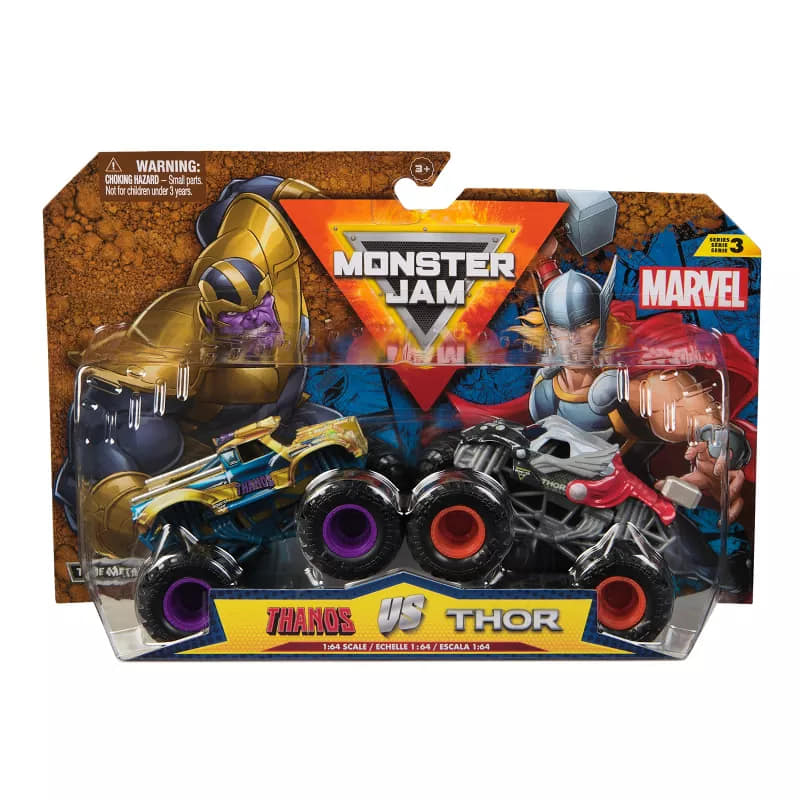 Homokfutó 2 db Thanos vs Thor Spin Master