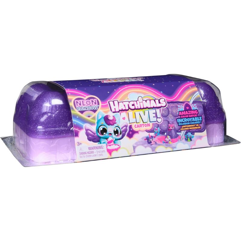 Hatchimals Alive! Neon Rainbow szett, Spin Master