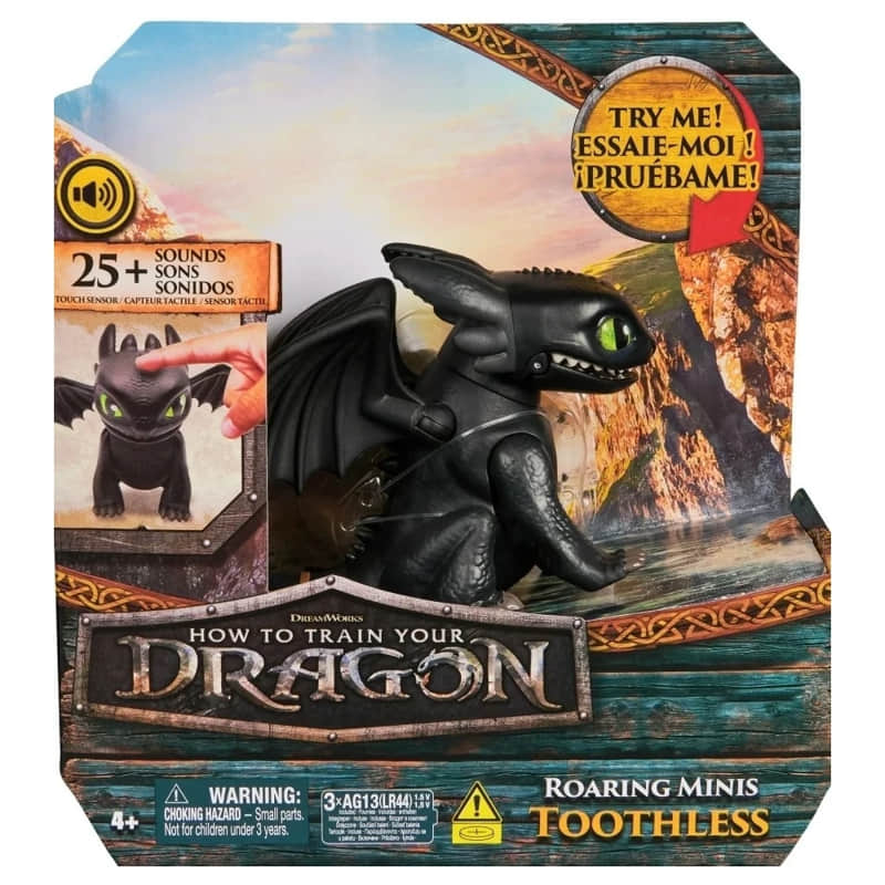 DreamWorks Dragons Sárkányok Toothless figura hangokkal (Spin Master)