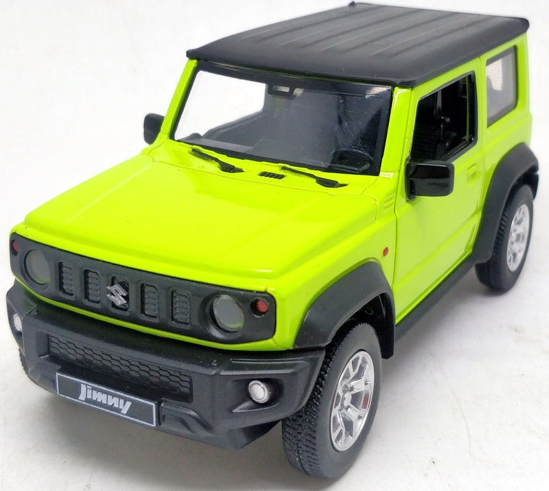 Метален Точен Модел Кола 1:26 Suzuki Jimny 2018 Засилване С Издърпване Назад Отваряеми ВратиСветлина И Звук При Натискане На Капака Или Отваряне Ня Вратата