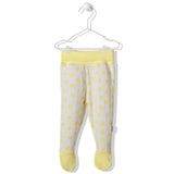 T3015 Ританки Sun And Friends Бял-Жълт 3-6M/68Cm --- BebeMama