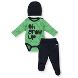 T3235 К-Кт 3Ч. Little Guy Зелен 3-6M/68Cm --- BebeMama