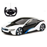 11 Кола Rc Bmw I8 1:14 Бял Rastar