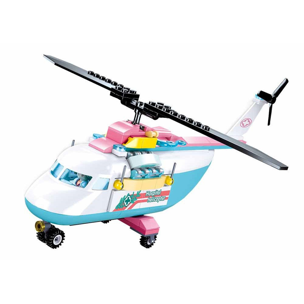B0798 Orvosi helikopter építőszett 163 db-os Sluban
