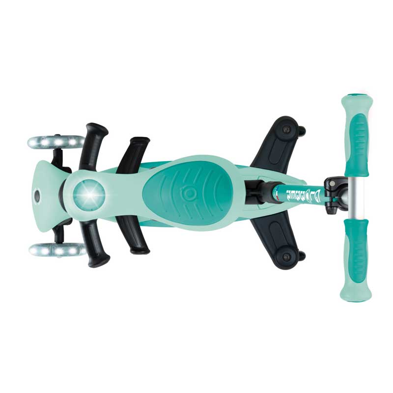 Тротинетка 5 В 1 Globber Go Up Deluxe Lights 360° - Ментово Зелена