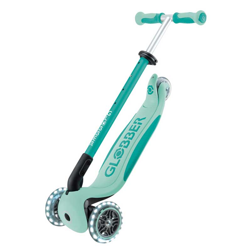 Тротинетка 5 В 1 Globber Go Up Deluxe Lights 360° - Ментово Зелена