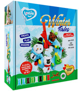 Направи Си Коледен Венец СинЗа Елха Със Весели Фигурки ФормаИ Моделин