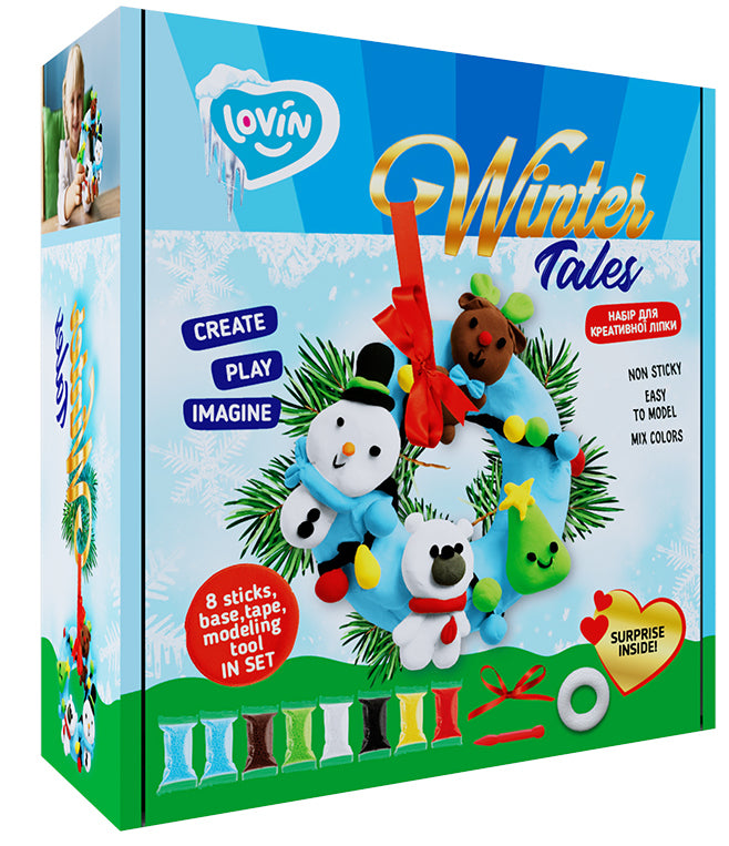 Направи Си Коледен Венец СинЗа Елха Със Весели Фигурки ФормаИ Моделин