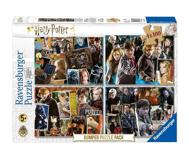 Ravensburger - Пъзел 4Х100 Ел. - Хари Потър