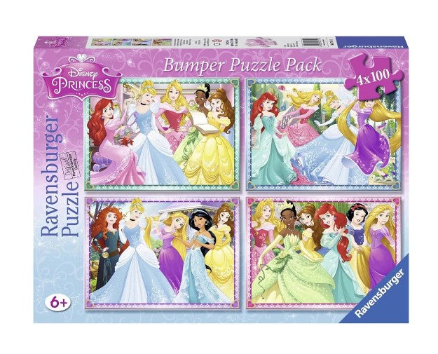 Ravensburger - Пъзел 4Х100 Ел. - Дисни Принцеси