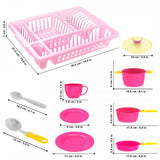 Set de bucătărie în cutie cadou cu uscător 38x28x14 cm