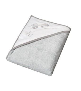 Хавлия За Баня Сова 100x100см Сив Tega Baby