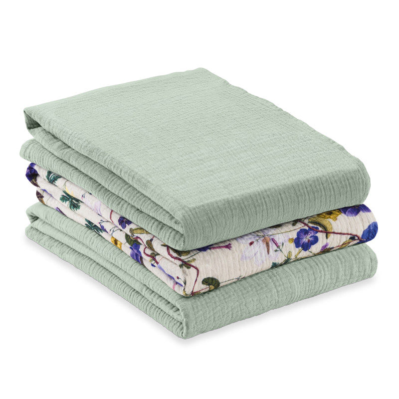 К Кт Мусел Пелени Cuddle N Clean Sage Beige Flor Hauck