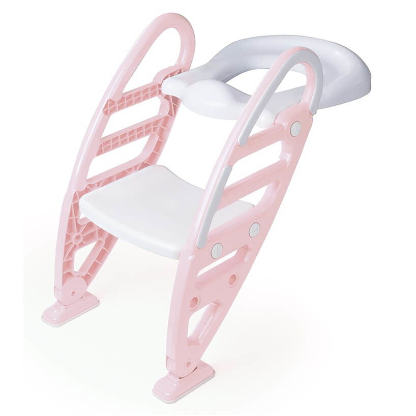 7250 Седалка За Тоалетна Със Стълба Розов Dolu --- BebeMama