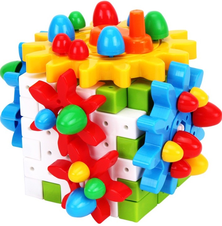 Кубче Сортер Въртящи Части Основи На Механиката 12х12х12 Julia