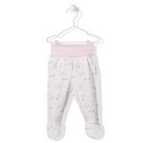 T2968 Ританки Cute And Cool Бял-Розов 6-9M/74Cm --- BebeMama