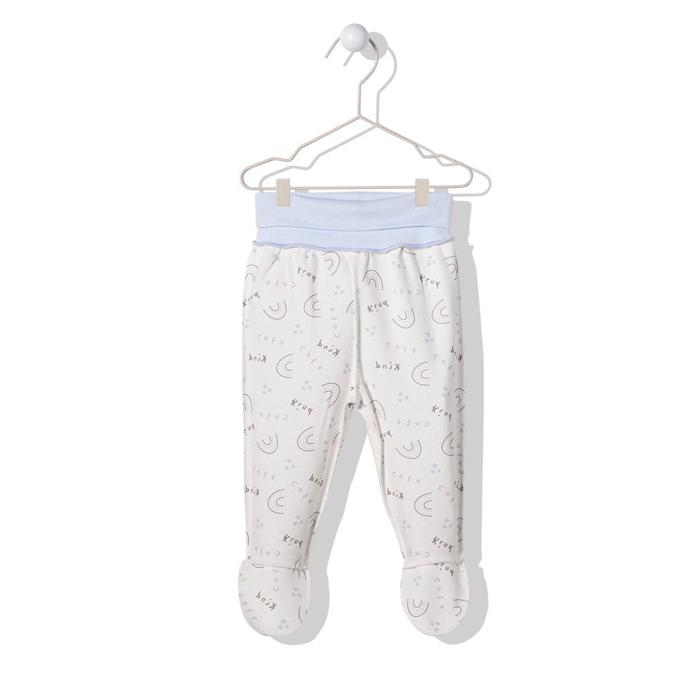 T2968 Ританки Cute And Cool Бял-Син 6-9M/74Cm --- BebeMama