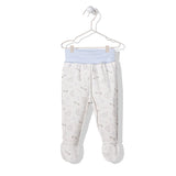 T2968 Ританки Cute And Cool Бял-Син 6-9M/74Cm --- BebeMama