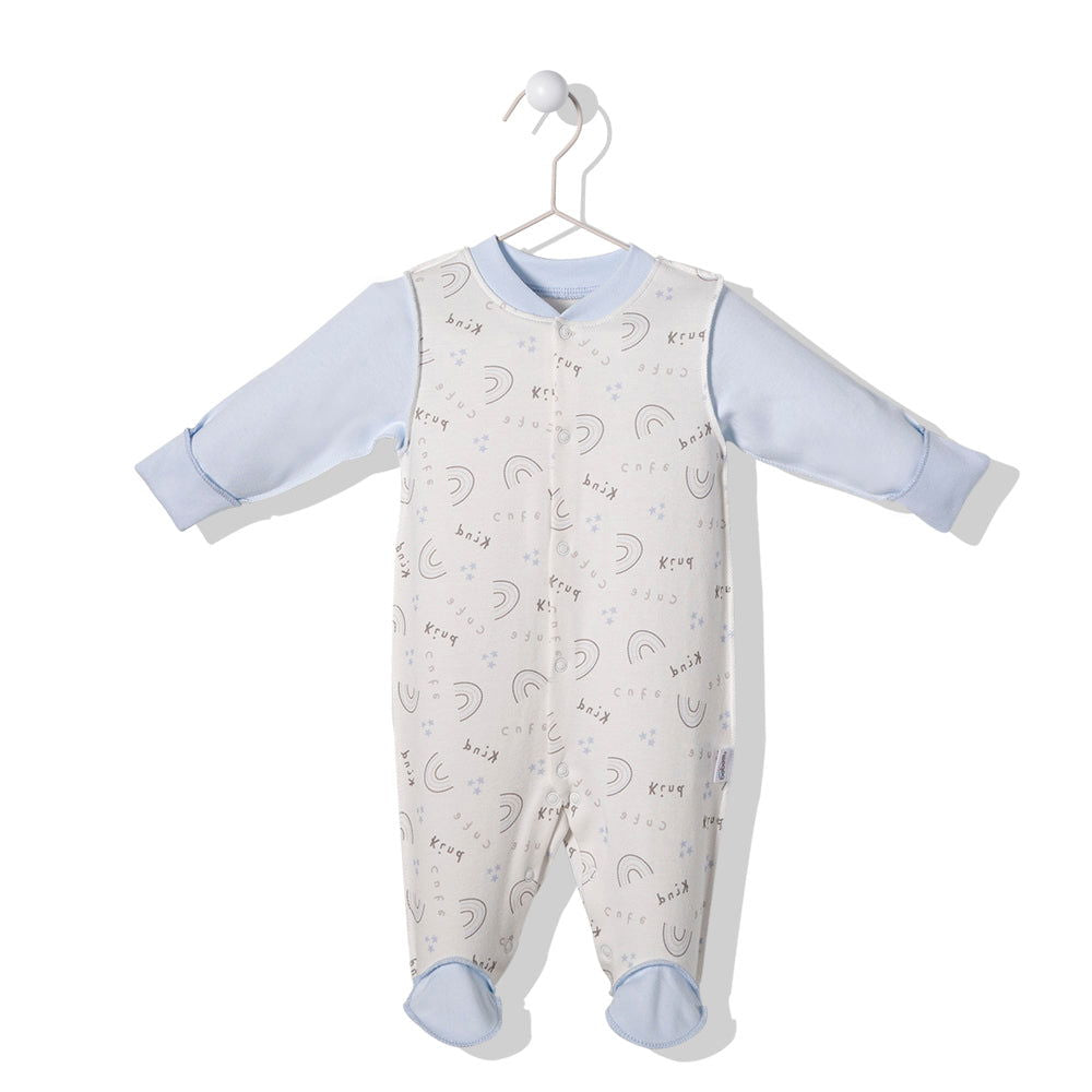 T2978 Гащеризон Cute And Cool Син 6-9M/74Cm --- BebeMama