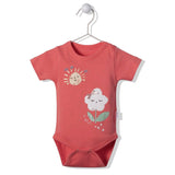 T3065 Боди Jolly Good Корал 6-9M/74Cm --- BebeMama