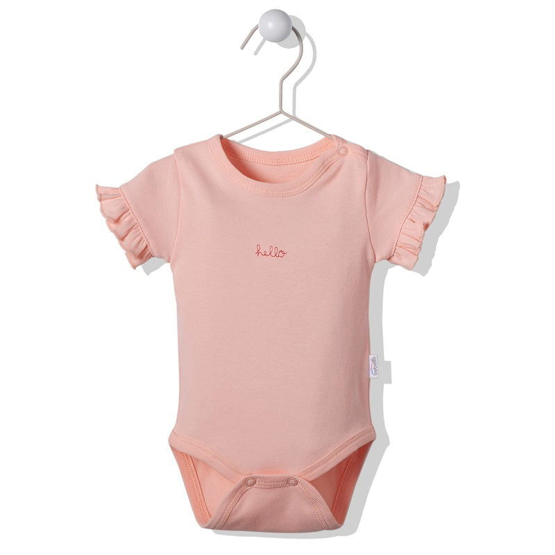 T3067 Боди Jolly Good Корал 6-9M/74Cm --- BebeMama